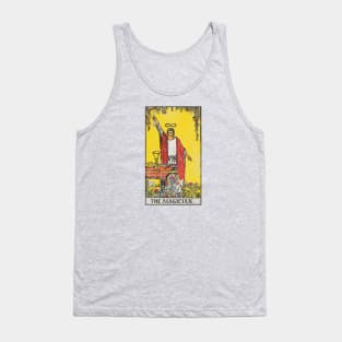 The Magician tarot card (distressed) Tank Top